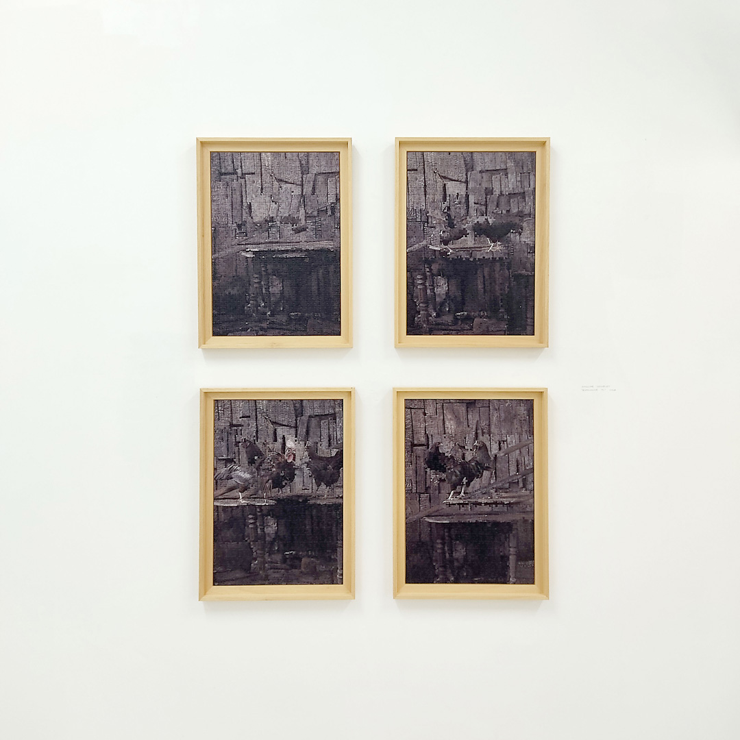 Apoline Grivelet, Eumélanine : F2, série de 4 œuvres, tirages photos sur puzzles, puzzles hybridés, 2020 (FACAC). Tenderfluid #1 _ Honky Tonk Fields _ Comissaires d'exposition : Collectif Enoki et Pascal Mouisset_ EXPOSITION : 6 – 18 JUILLET 2021 _ ESPACE VOLTAIRE : 75011 Paris _ avec le soutien de Plateau Urbain et de la DRAC Île-de-France dans le cadre l’Été Culturel. #tenderfluid #honkytonkfields
